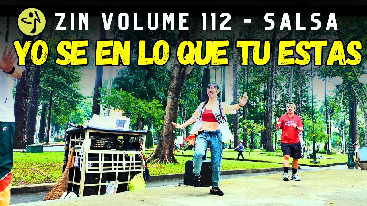 #zumba Yo Se En Lo Que Tu Estas - ZIN VOLUME 112 Salsa | ZIN Kimi | #zumbafitness #danceworkout
