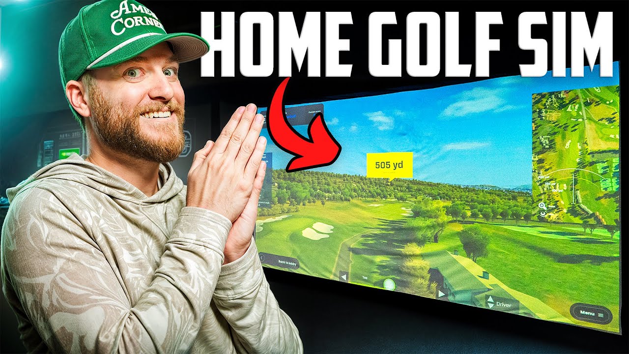 AFFORDABLE and ACCURATE?! Easy DIY Home Golf Simulator