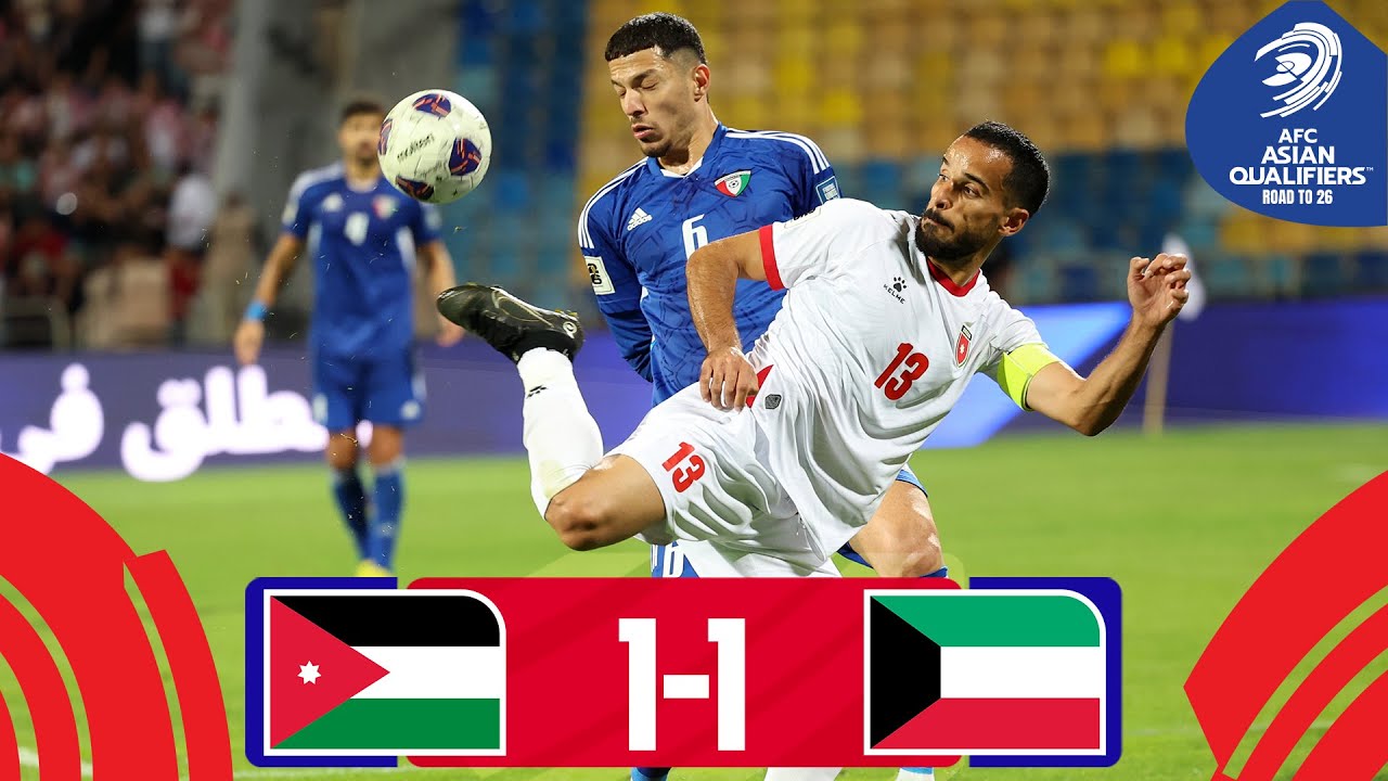 Jordan - Kuwait | Highlights | #AsianQualifiers - Road To 26