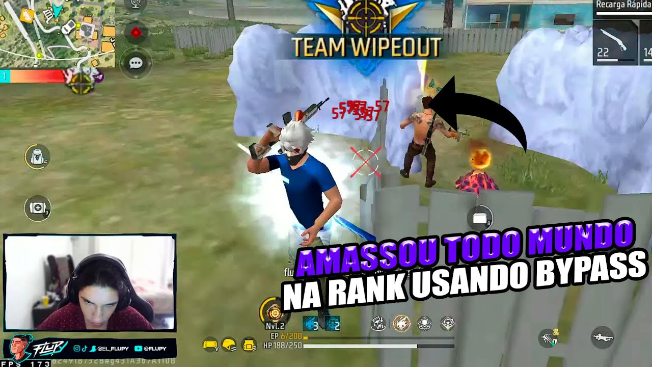 FLUPY TA USANDO BYPASS E AMASSOU TODO MUNDO DE BAUBAU NA RANK