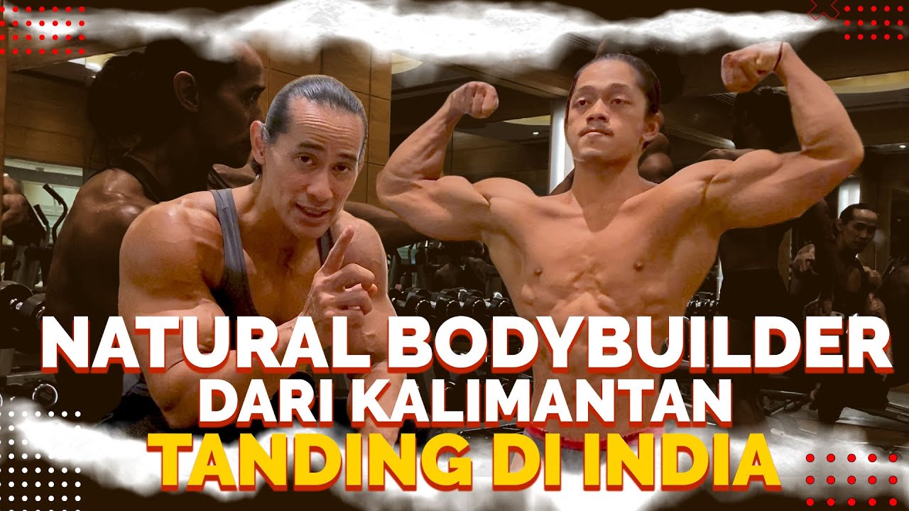ADE RAI Latihan Posing bersama NATURAL BODYBUILDER @ahmd dayu di INDIA