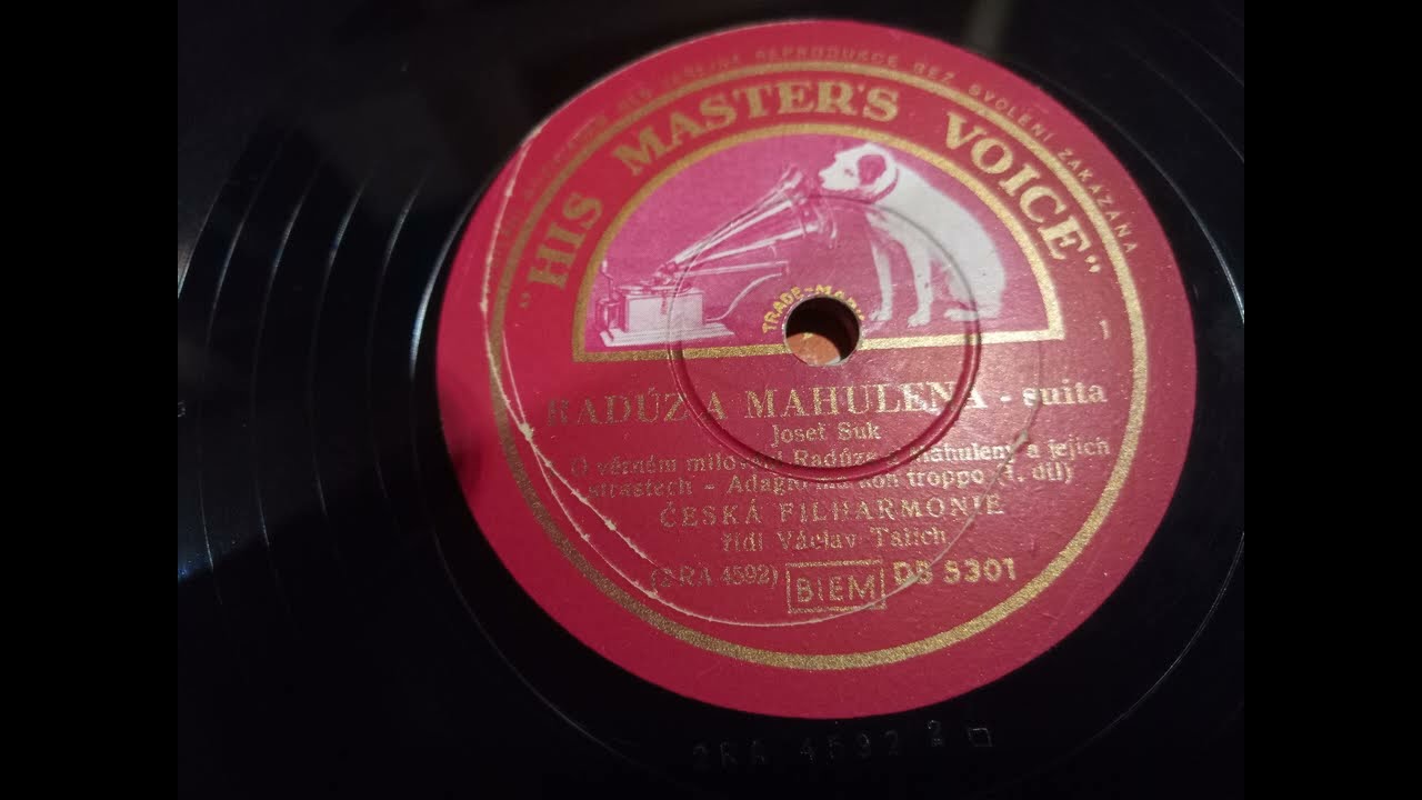 Radúz a Mahulena - suita, Josev Suk, Česká filharmonie řídí Václav Talich
