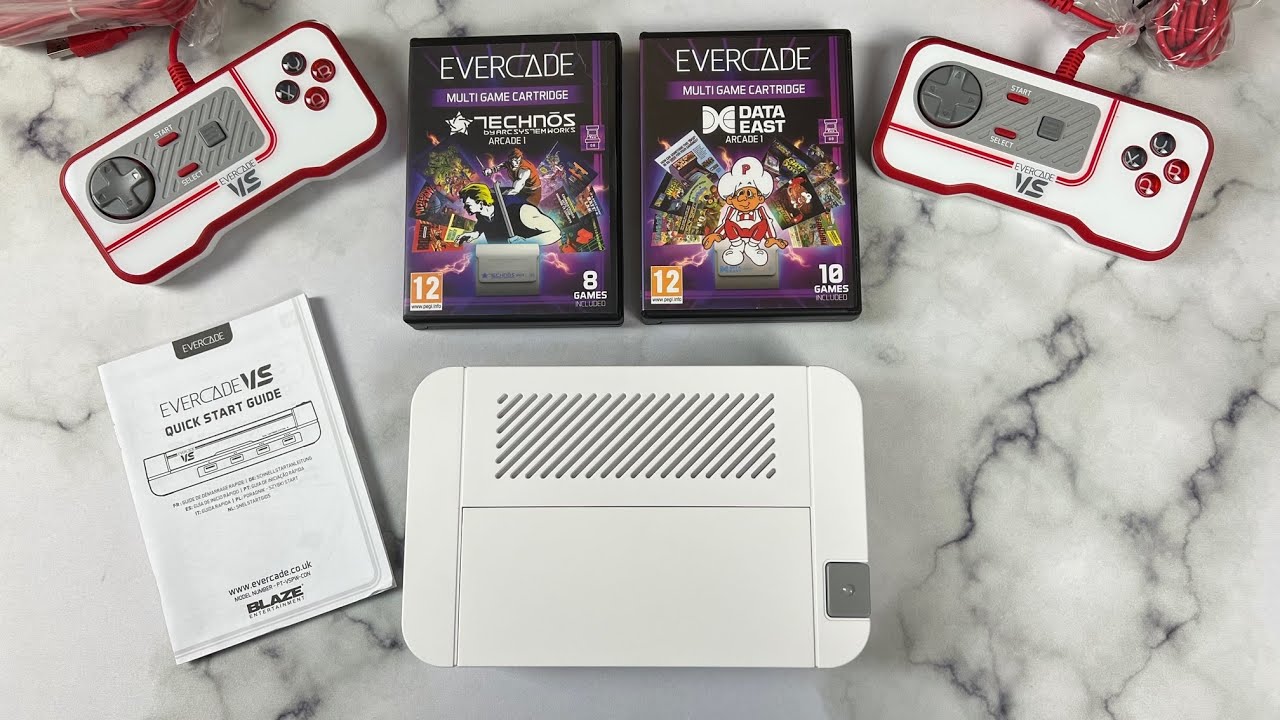 Evercade VS Premium Pack Unboxing.