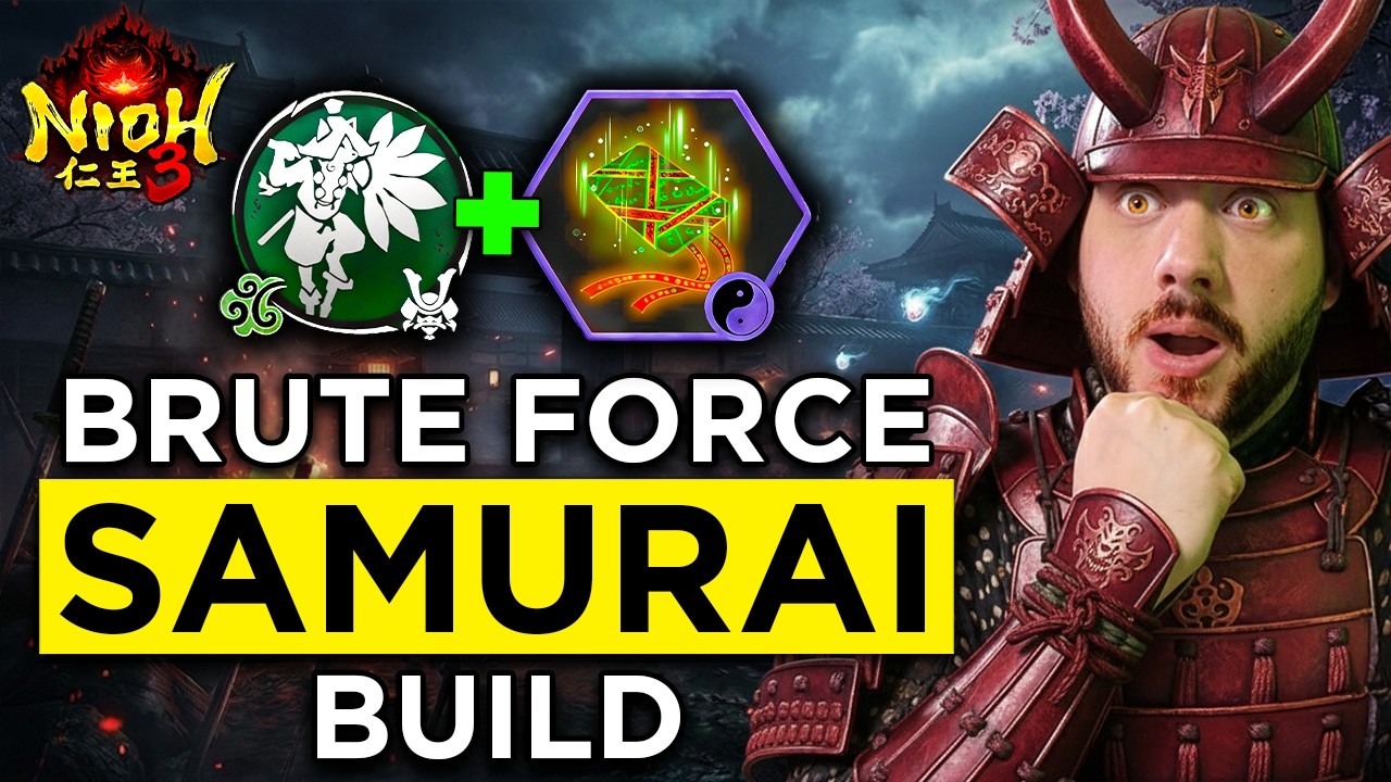 Breaking Nioh 3 with the Spear Brute Force Samurai Build!
