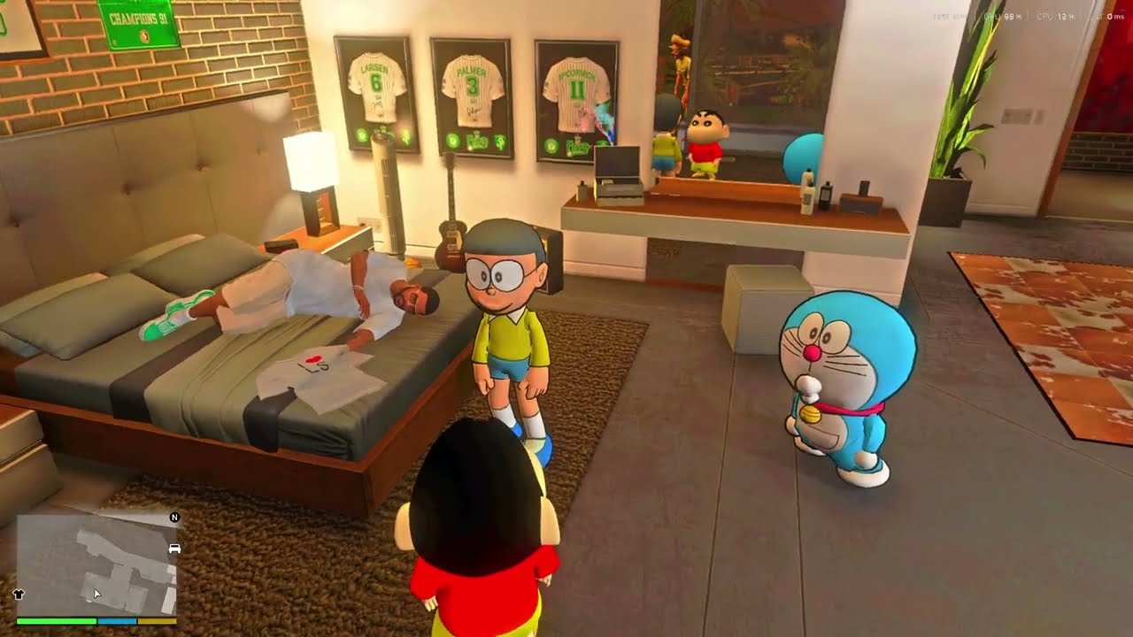 GTA 5 Telugu: Shinchan vs Evil Granny Ghost – A Deadly Chase! in Roblox