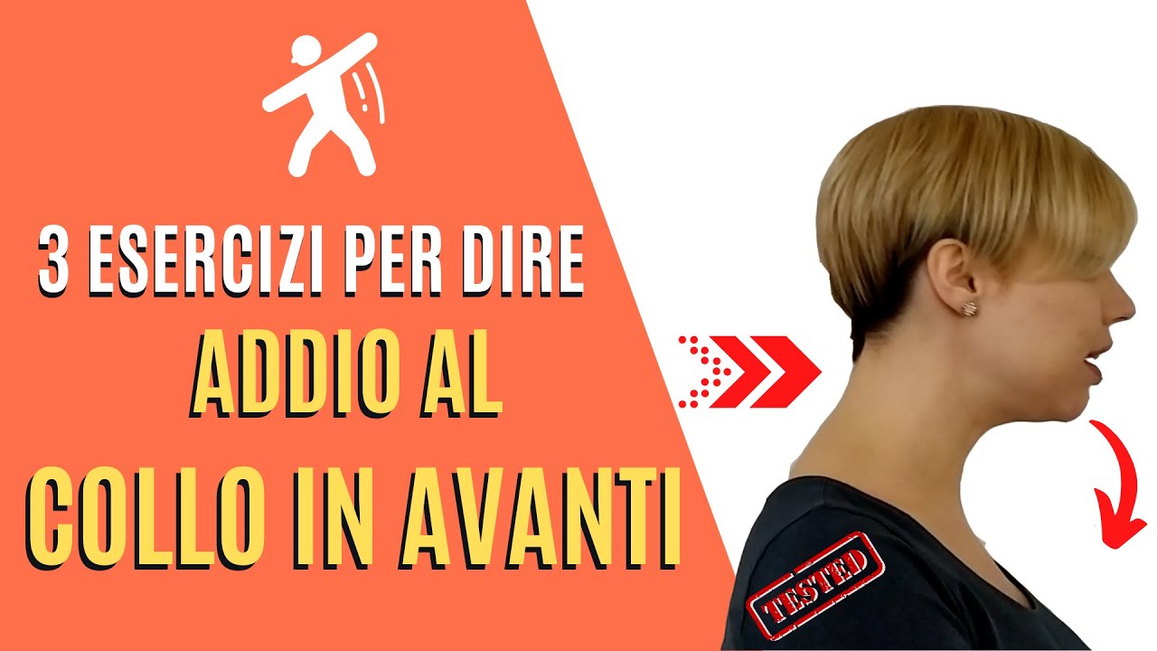 Collo in Avanti Esercizi efficaci per dolore e Postura [FUNZIONA]