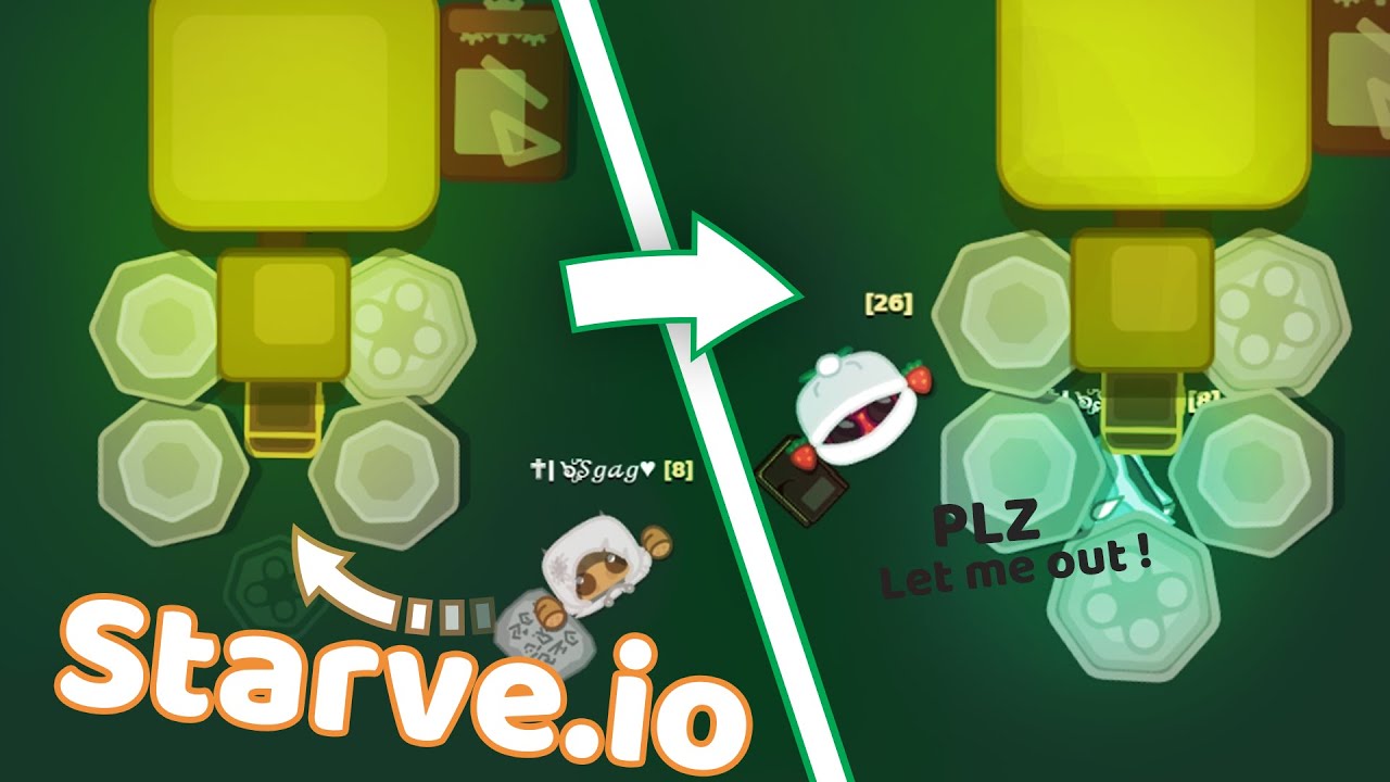 STARVE.IO TRAP 2 FULL DRAGONS + NEW UPDATE (FARM SCORE WITH NEW METHOD)