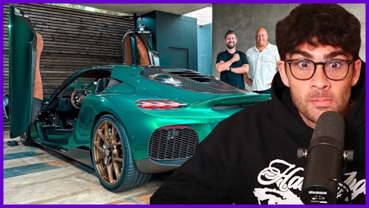 HasanAbi Reacts to 2300 HP Koenigsegg Gemera V8 First Look by @MrJWW