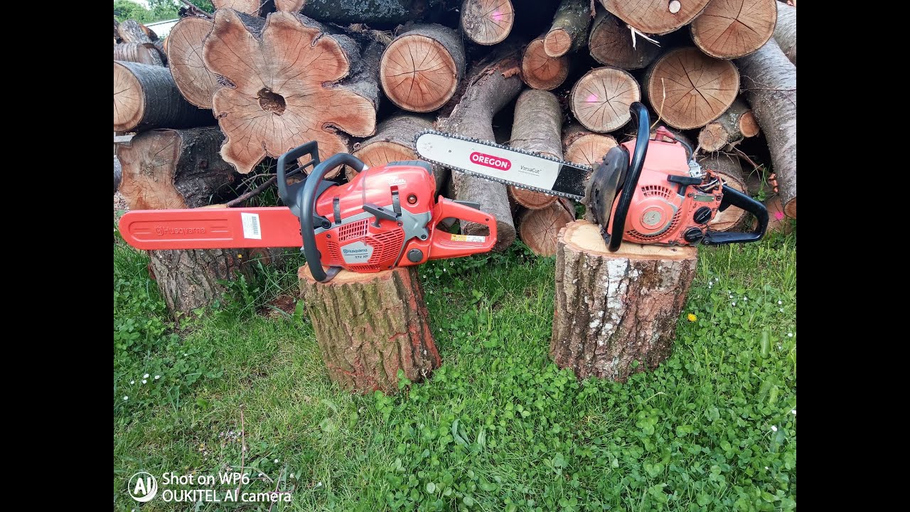 Husqvarna 572 xp vs Husqvarna L77 ported chainsaw
