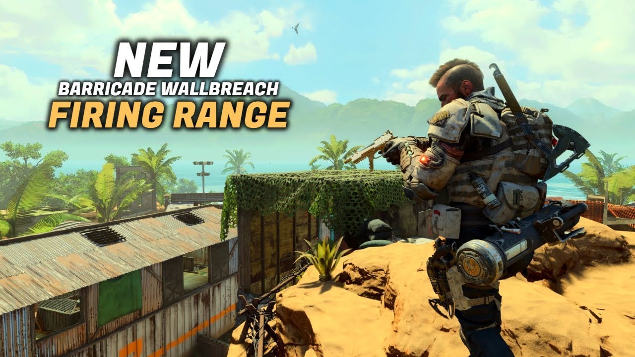 NEW Barricade Wallbreach on Firing Range ▬ Black ops 4 Glitches