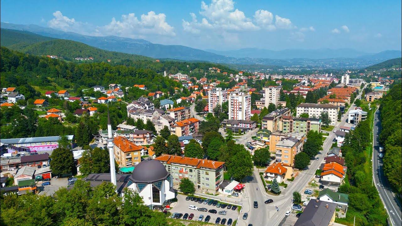 Novi Travnik iz zraka - Dron.ba za N1