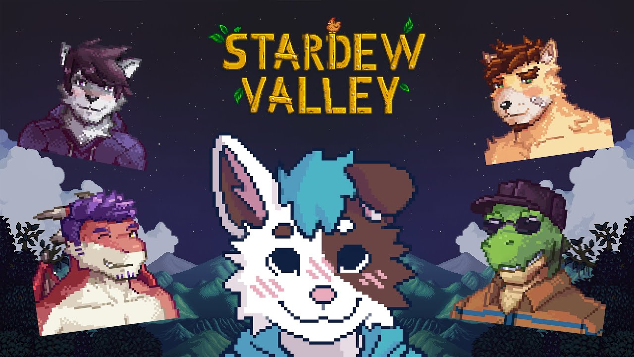 Live Stardew Valley... with hot furry men! (And funny green stuff)