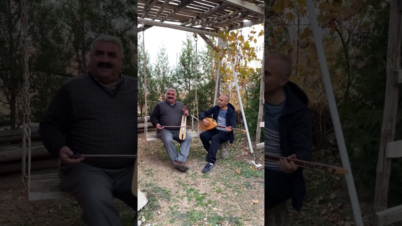 Bahçede türküler kemençede Barış Özcan bağlama cengiz usta
