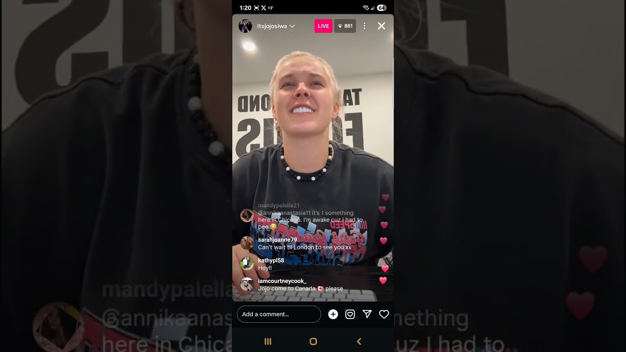 Прямая трансляция Джоджо Сивы в Instagram | Понедельник, 22 сентября 2025 года