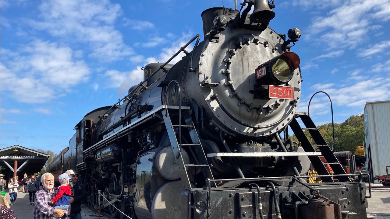 День из жизни Southern 4501 | Музей железной дороги долины Теннесси