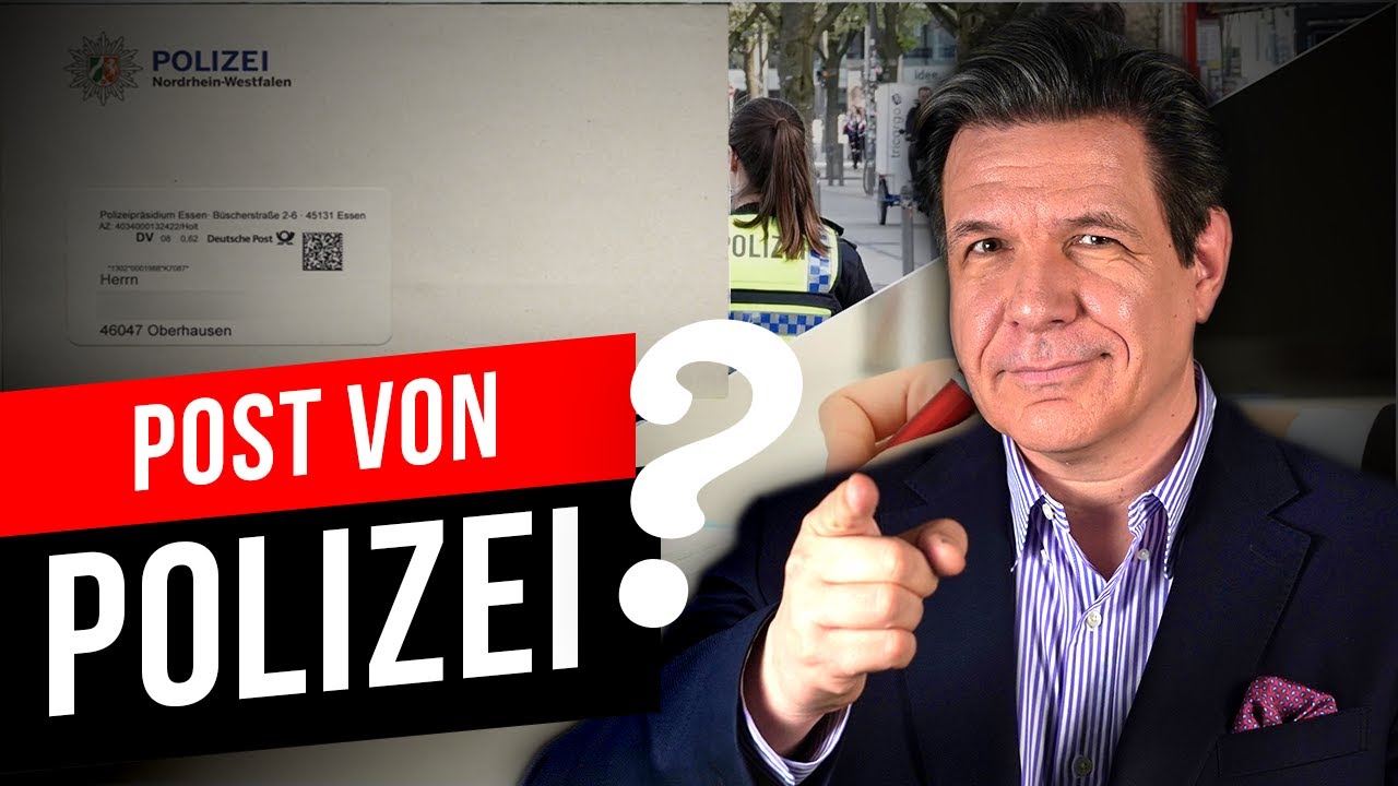 Du hast Post von der Polizei? Mach DAS zuerst!