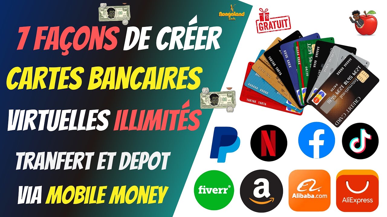 COMMENT CR&Eacute;ER DES CARTES BANCAIRES VIRTUELLES EN ILLIMIT&Eacute;S PARTOUT EN AFRIQUE ?