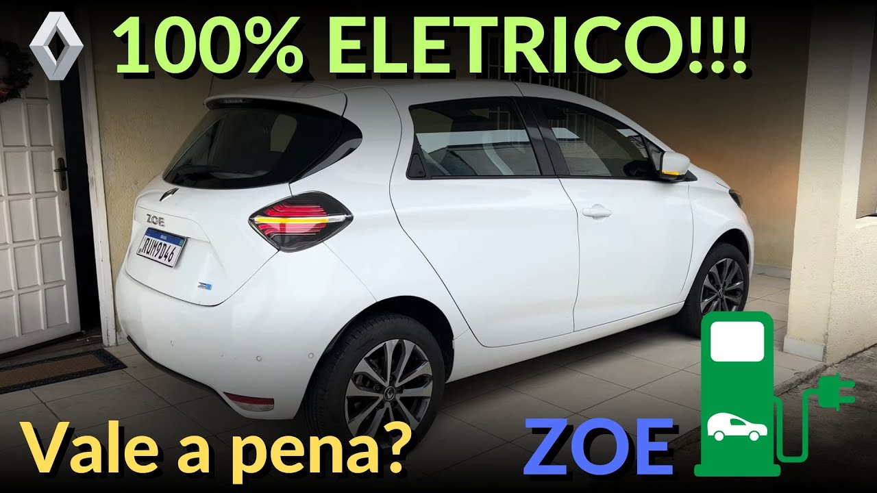 Testando o ZOE 2024! Carro elétrico da Renault!