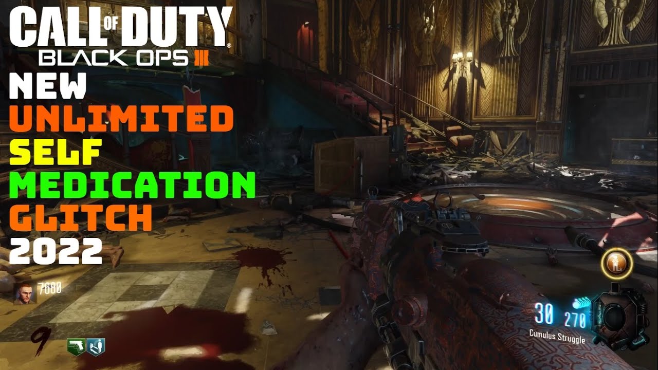 *NEW* BO3 Zombies: Unlimited Self Medication Glitch On All Maps Working 2022