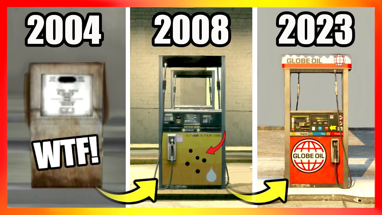 GAS STATIONS LOGIC in GTA Games (GTA 3 → GTA 5)