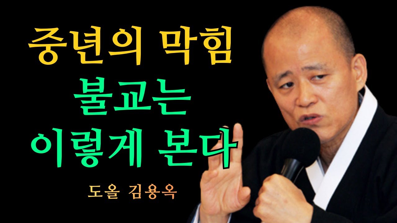 아무리 애써도 인생이 안 풀릴 때, 불교는 이렇게 하라고 말합니다 | 도올 김용옥 법문 | 인생조언