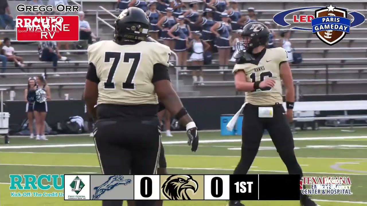 Paris Wildcats vs Pleasant Grove Hawks Football - LIVE on Paris Gameday