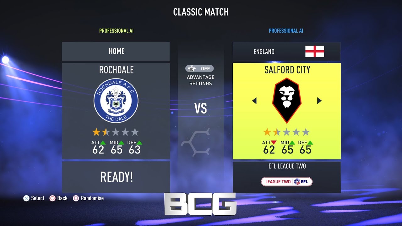 Fifa 22 English Football League Two Ratings & Kits