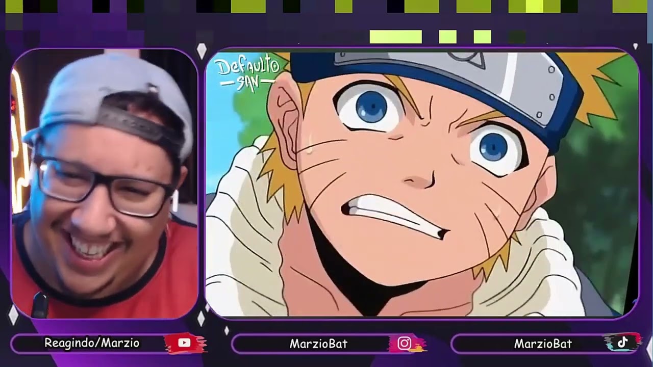 Reup Márcio Reagindo YTPBR (Naruto)Porque eu sou diferente?