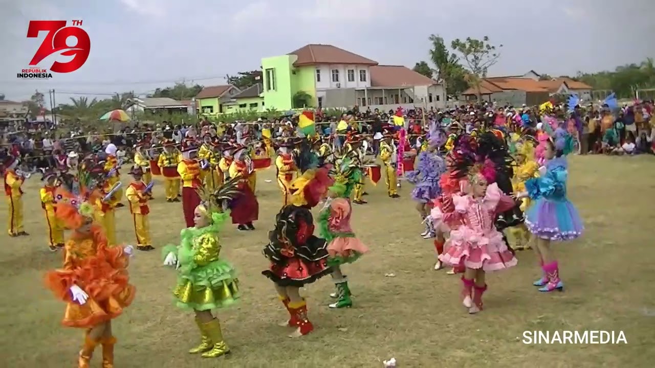 Marching Band SD Negeri Pemaron 1 - Karnaval Desa Pemaron Brebes HUT RI ke 79