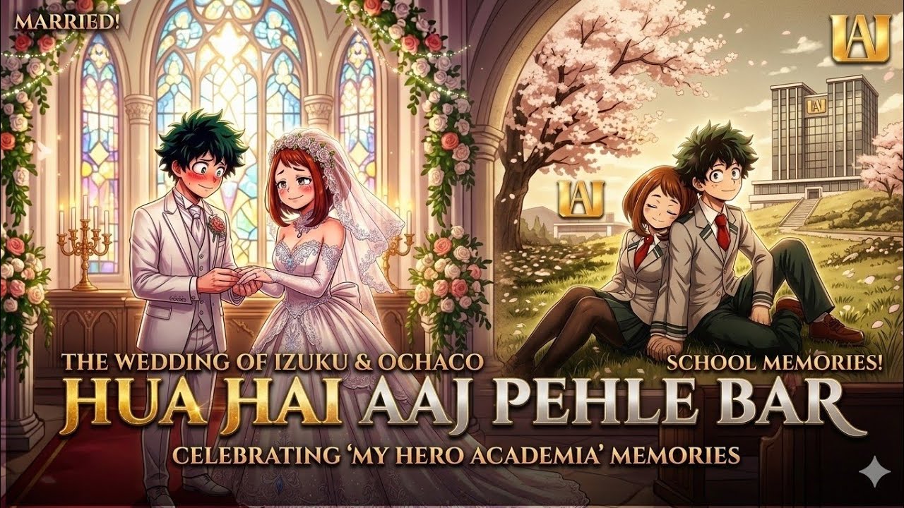 300 Subscribe edit 🎉Deku X Uraraka hindi song || (Hua hai aaj pehle bar) || Deku X Uraraka AMV ||