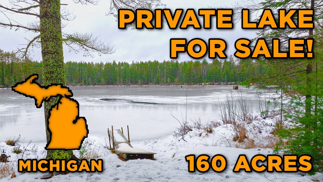 Ваше собственное частное озеро? 160 акров в Верхнем полуострове Мичигана.