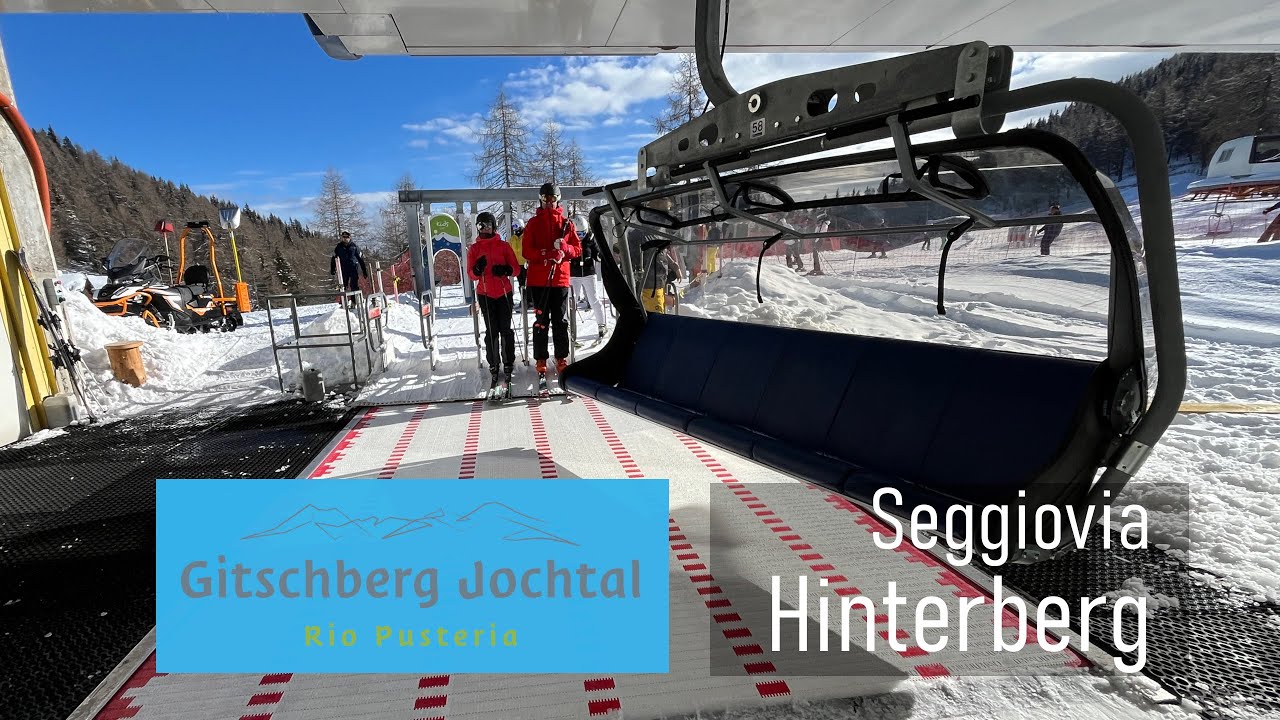 Seggiovia Hinterberg: veloce impianto esaposto in quota #Jochtal#Valles #chairlift #dolomitisuperski
