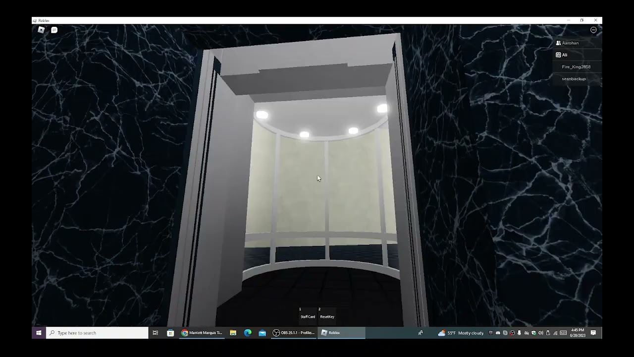 [3 Years Joined YouTube] Elevators at Marriott Marquis Times Square NYC Roblox