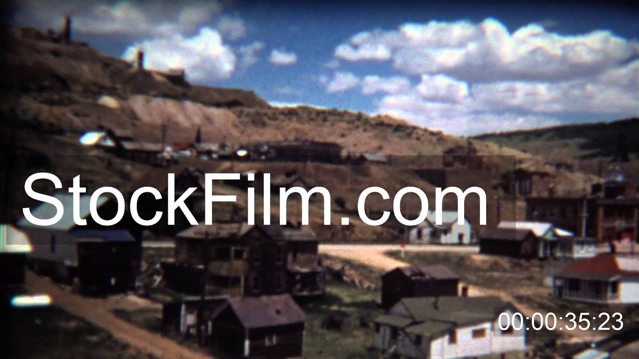 1972: Scenic western USA mining town on decline. CANON CITY, COLORADO