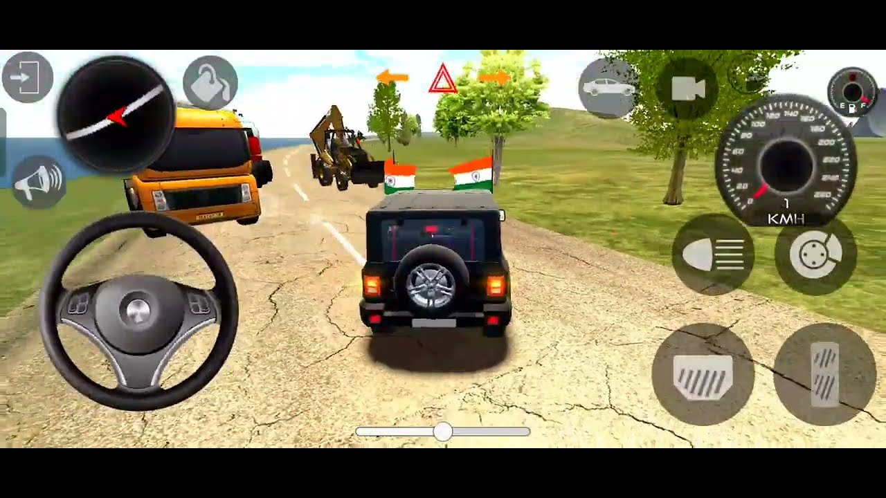 Modified Mahindra Thar😈Games:Indian Thar (Gadi Wala Games) Car Game Android Game - Android Gameplay