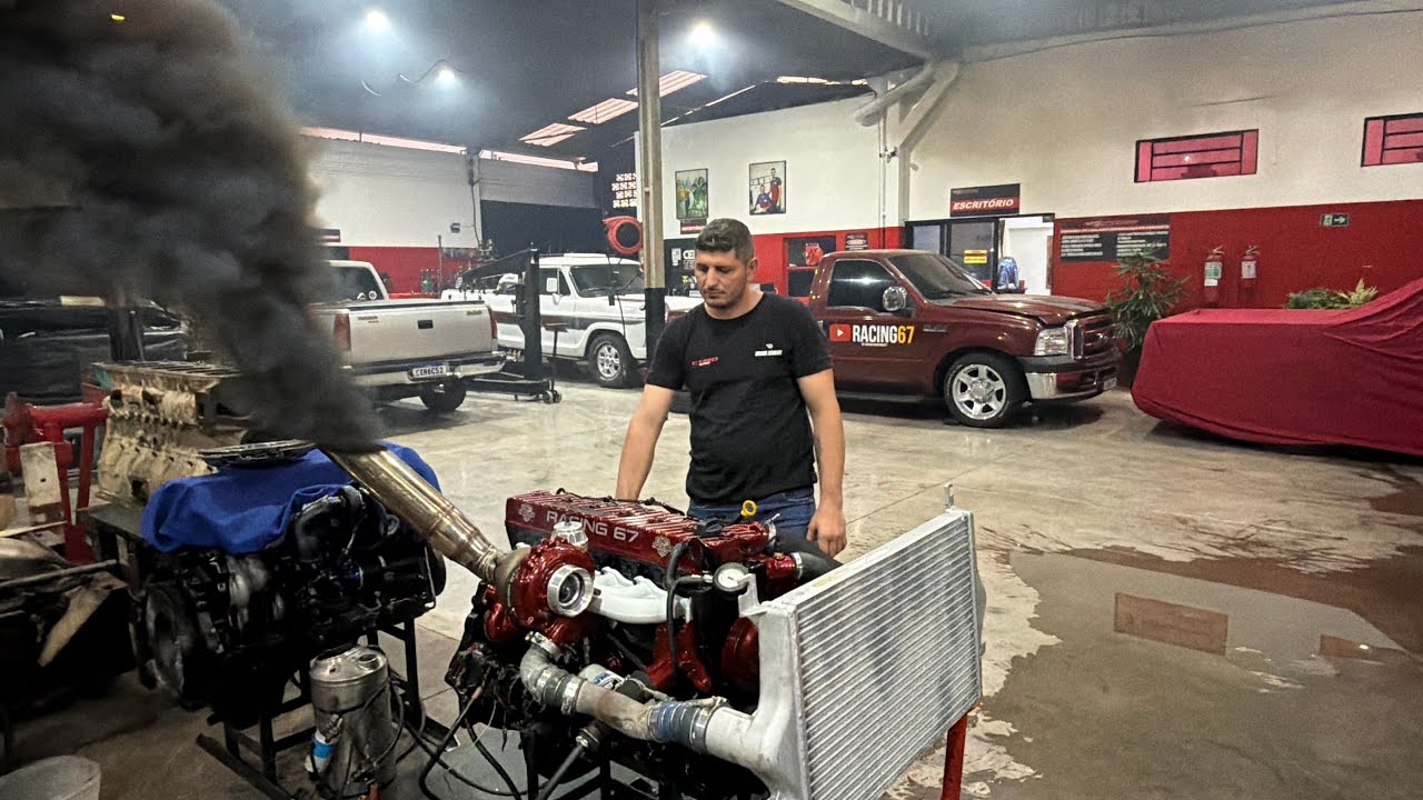 FUNCIONANDO MOTOR MWM SPRINT 6CL COM KIT 200 CAVALOS DA CTMD PERFORMANCE PELA PRIMEIRA VEZ 