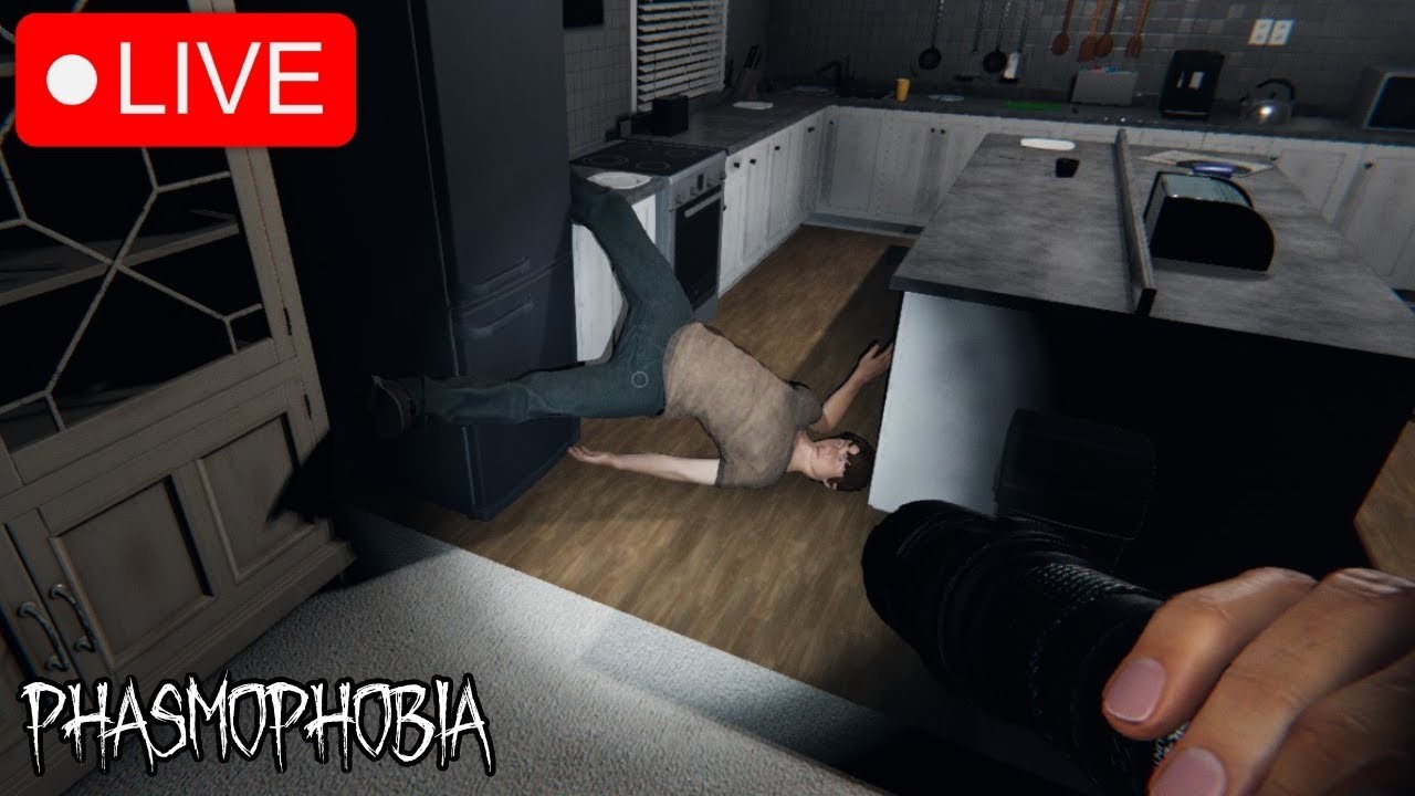 SURVIVING ALL DAY.. MAYBE | Phasmophobia LIVE