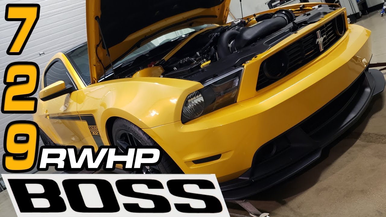 BOSS MUSTANG PAXTON SUPERCHARGER BRENSPEED (STG1 & STG2) DYNO PULLS