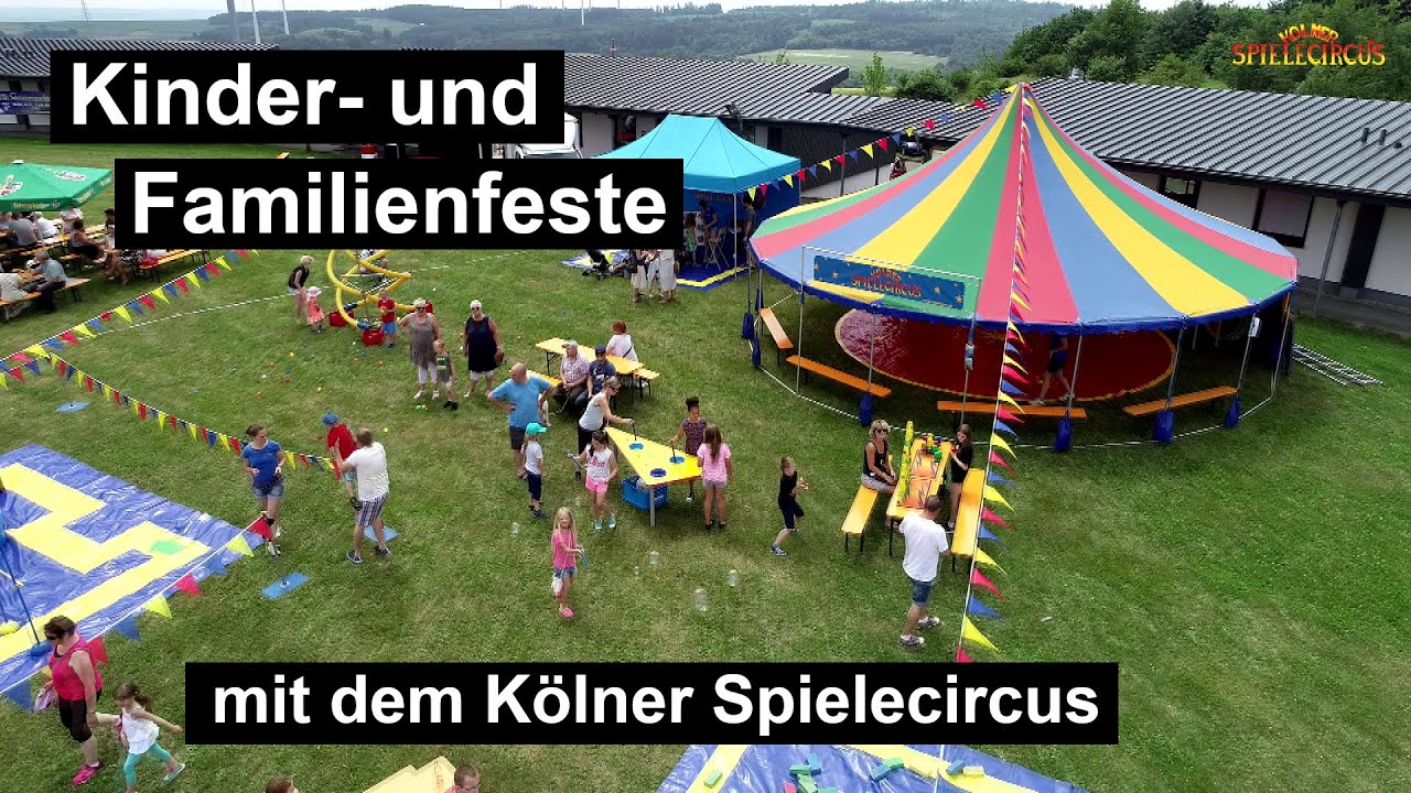 Kinder-  und Familienfeste mit dem Kölner Spielecircus