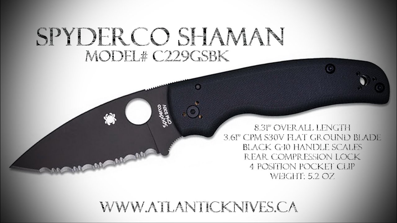 Spyderco Shaman 