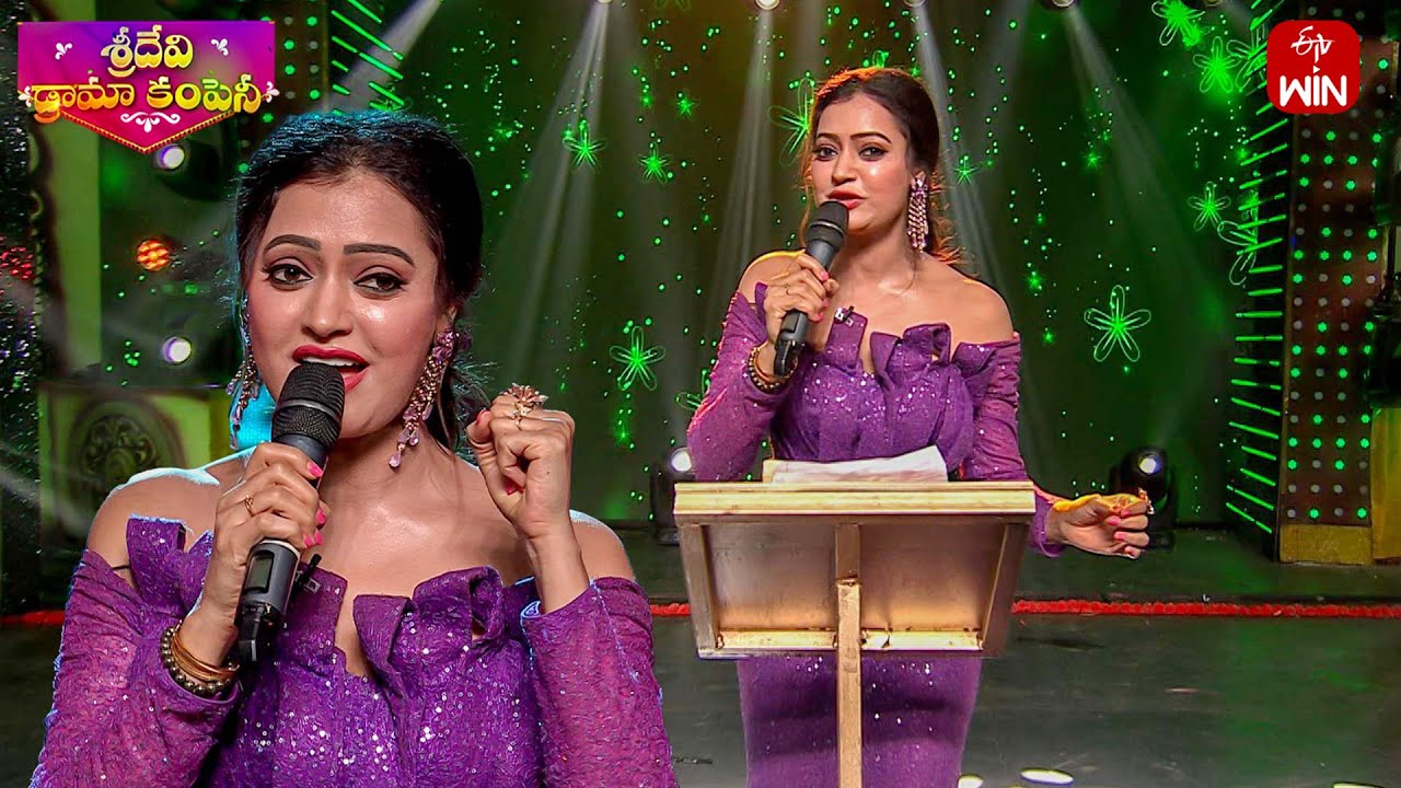 Sowmya Rao Singing Performance | Sridevi Drama Company | 4th May 2025 | ETV Telugu