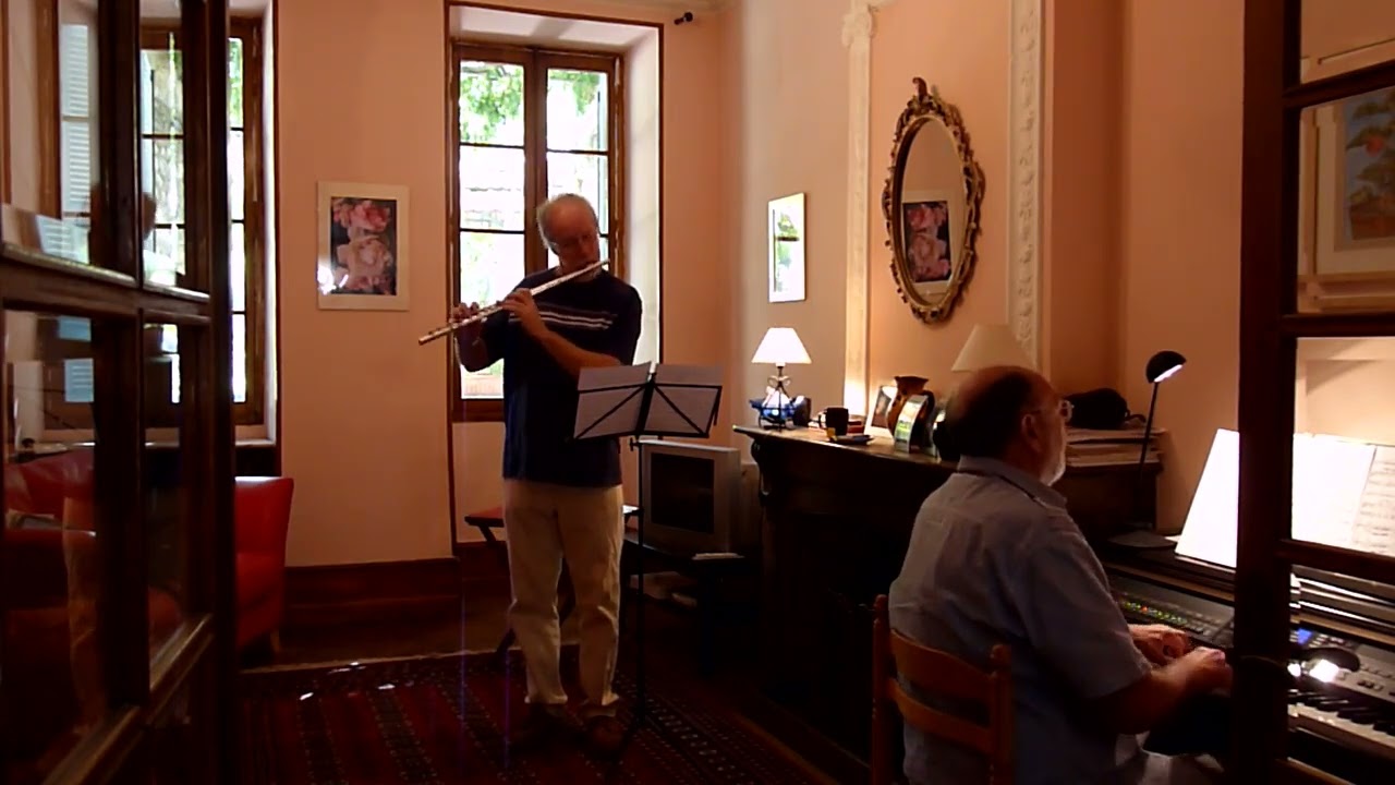 Philippe  Gaubert  'Divertissement Grec' (flute & keyboard).