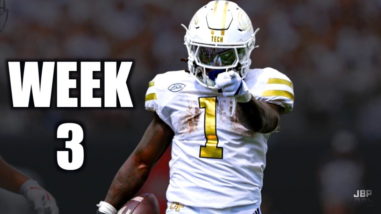 College Football 2025 - Best of Week 3 ᴴᴰ