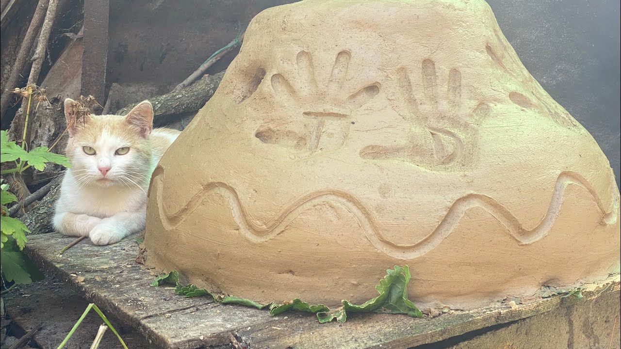 Țest pentru p&acirc;ine, din lut. Metoda noastră, pas cu pas