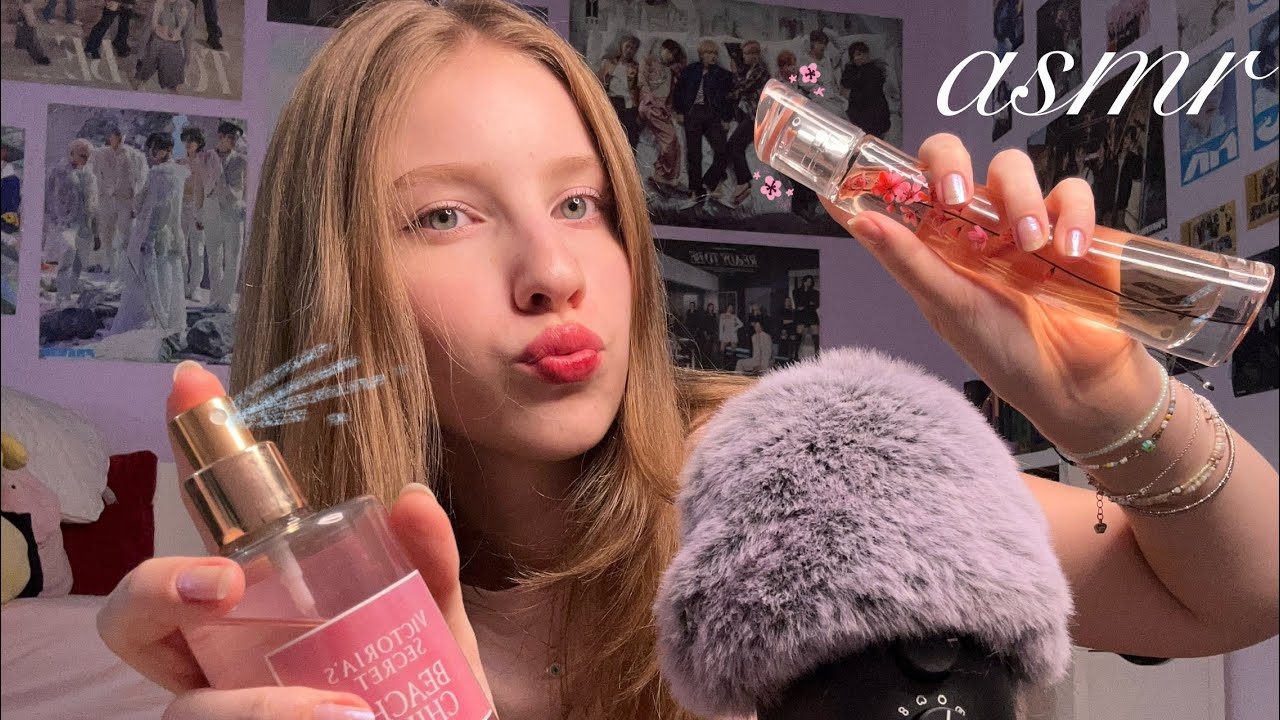 asmr 🌸 perfume collection // tapping, whispering