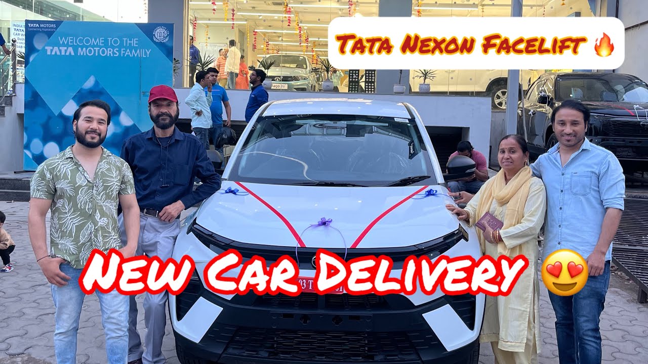 Finally Our New Car Delivery 😍 | Tata Nexon Smart Facelift