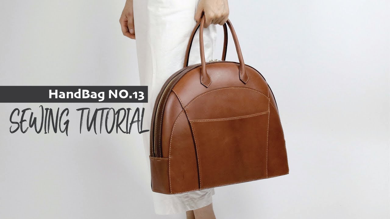 Making a structural leather HandBag NO.13