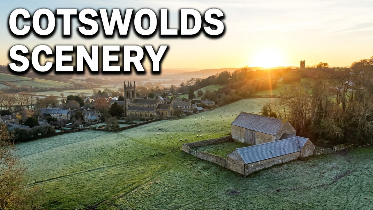 Aerial Journey Through England's Most Picturesque Region