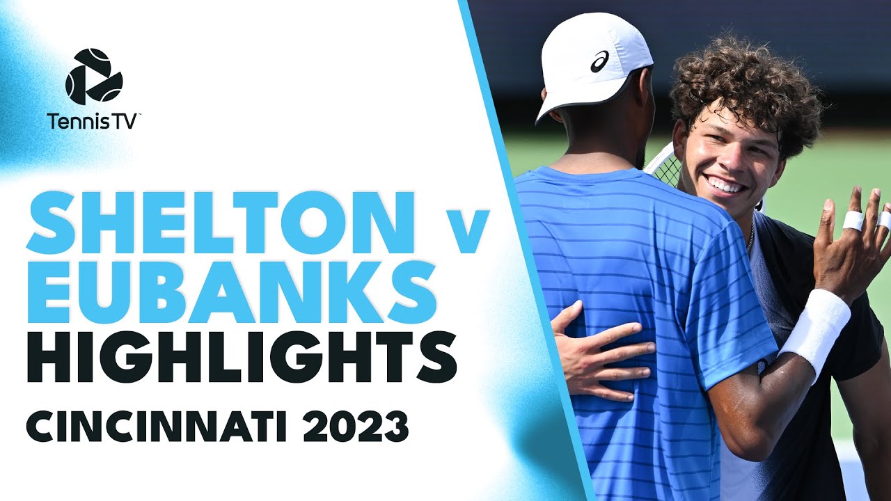 Ben Shelton vs Chris Eubanks Highlights | Cincinnati 2023 First Round