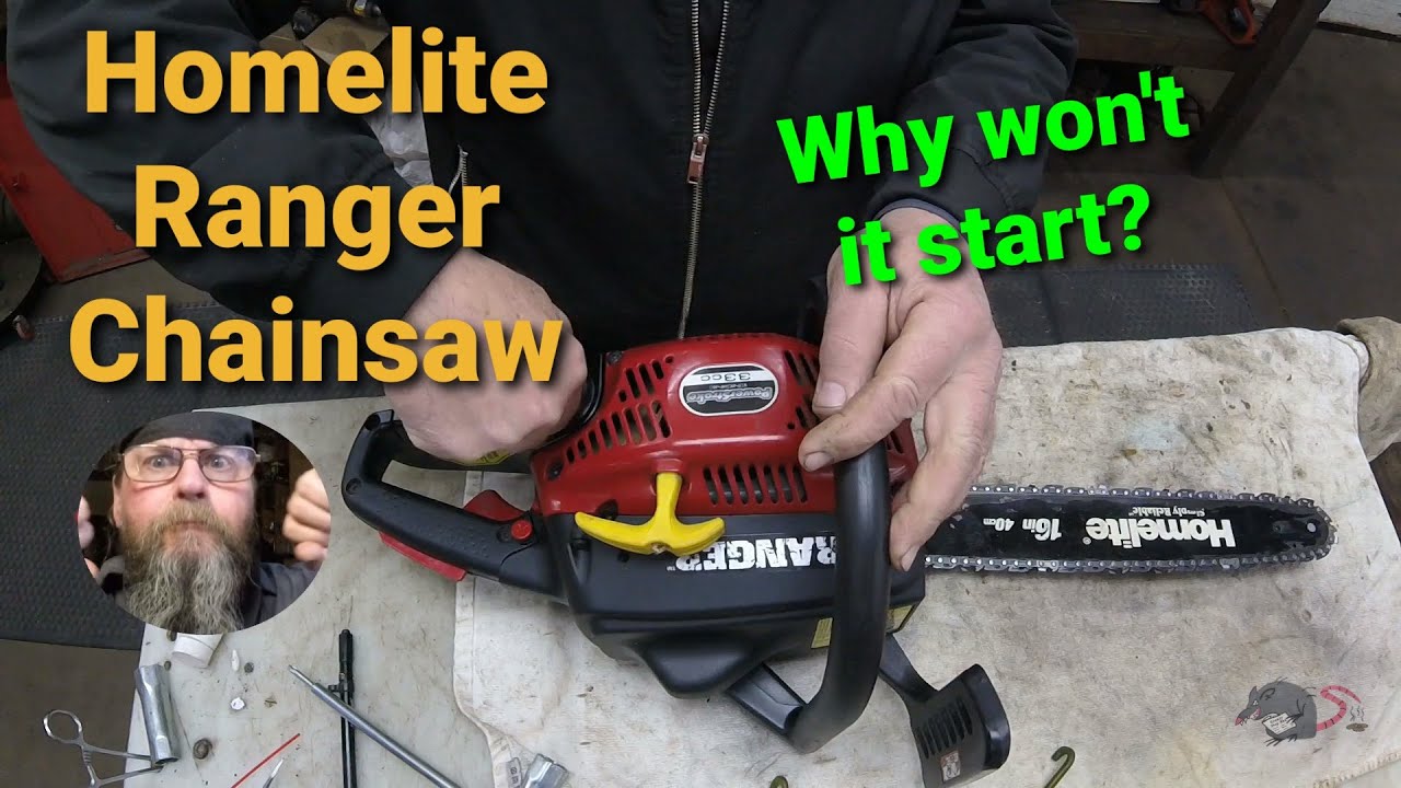Бензопила Homelite Ranger не заводится